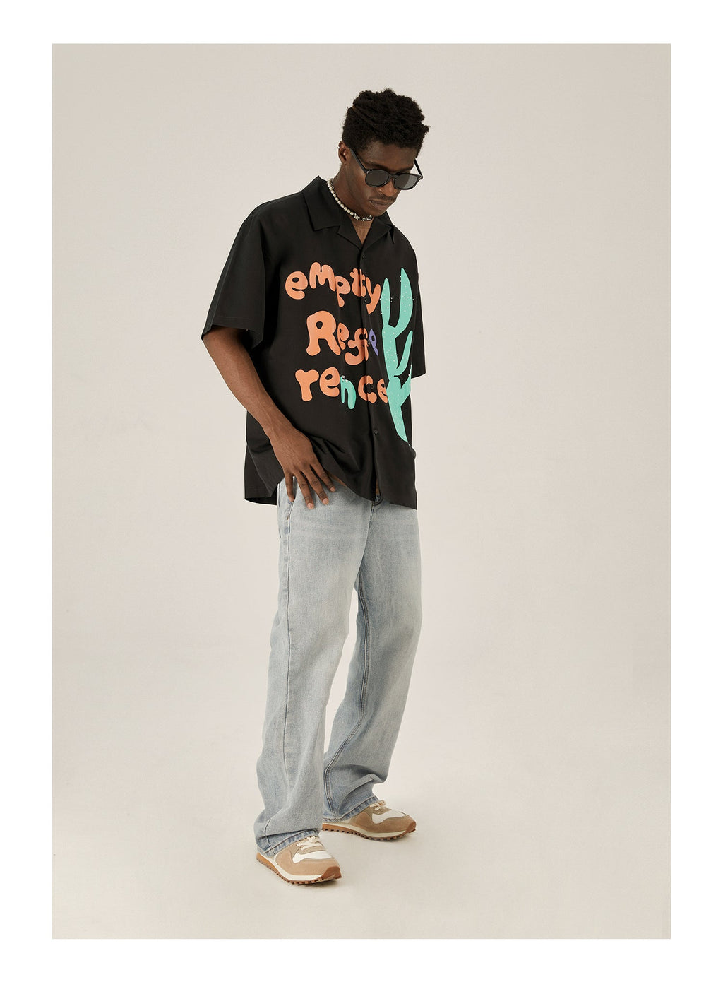 EMPTY REFERENCE Cactus Short Sleeve Shirt