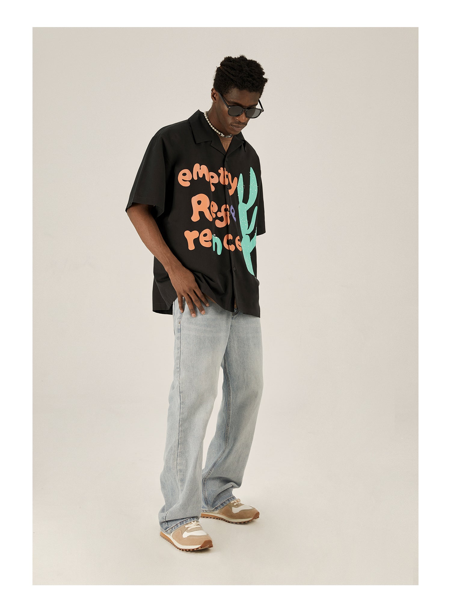EMPTY REFERENCE Cactus Short Sleeve Shirt