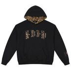 MEDM Leopard Faux Fur Layered Hoodie
