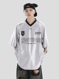 INSstudios Lace Letters Logo Soccer Jersey