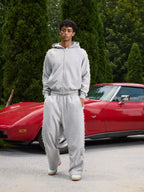 S45 Pearl Line Zip Up Hoodie