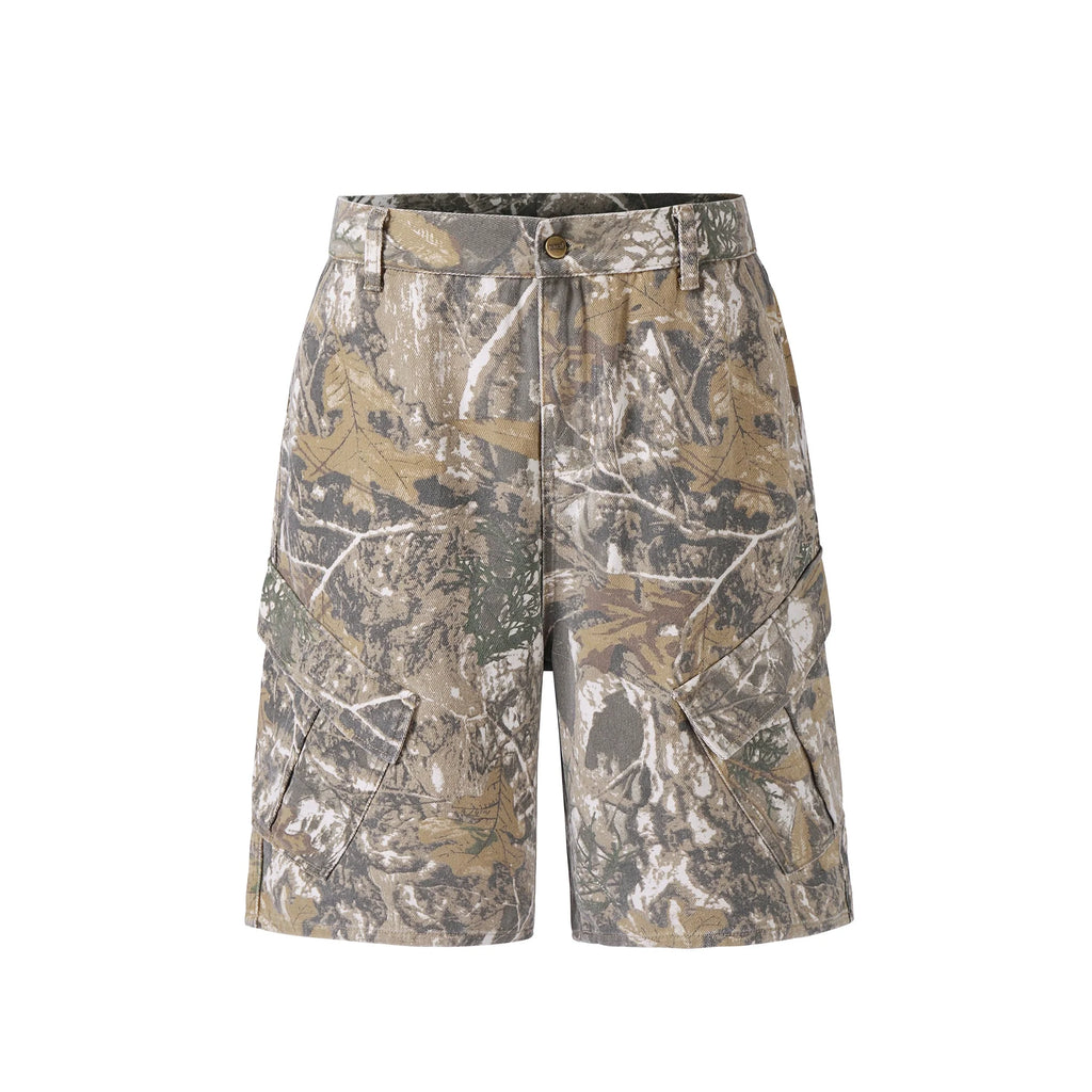 NOVACAM Tree Camouflage Work Baggy Shorts