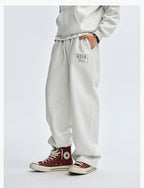 MEDM Embroidered Lettered Logo Hoodie & Sweatpants