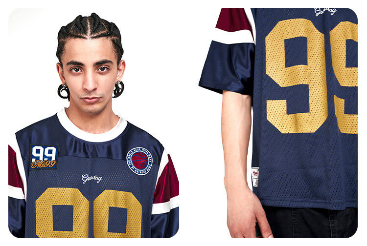 F3F Select 99 Color Block Mesh Short Sleeve Hockey Jersey