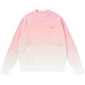 Harsh and Cruel Embroidered Logo Gradient Knit Sweater