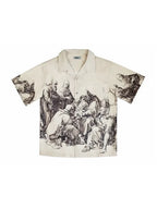 EMPTY REFERENCE Saint Son Print Short Sleeve Shirt
