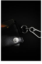 Remedy Metal Studded Keychain Coin Card Leather Wallet