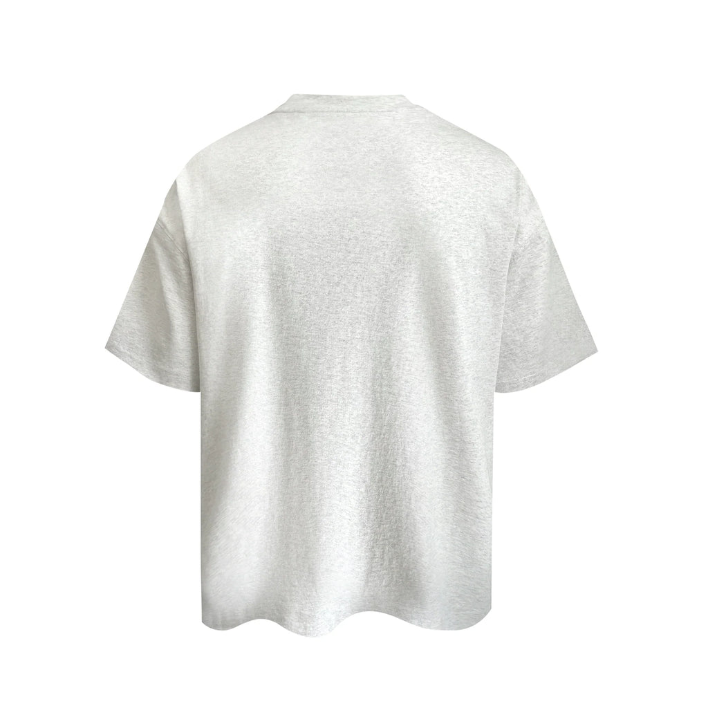RUSURE Rhinestone Print Graphic Logo Tee