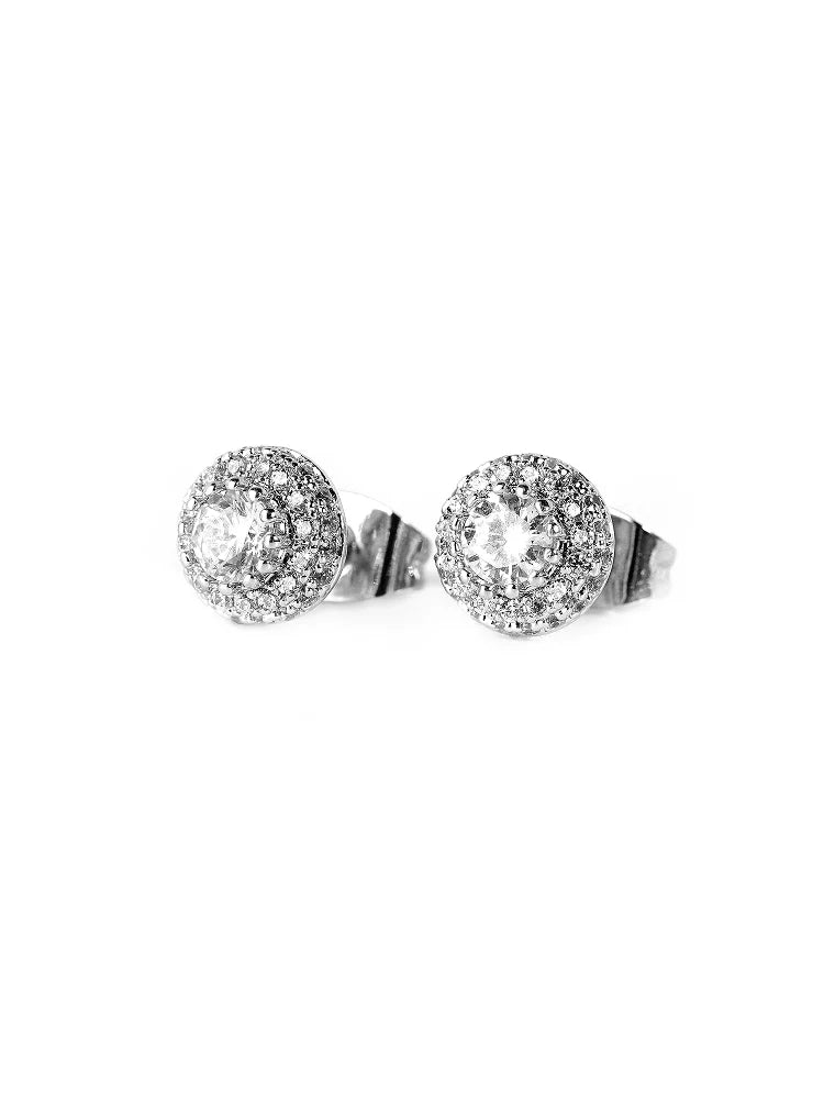 Small Town Kid Cubic Zirconia Stud Earrings