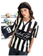 F3F Select Striped Polo Collar Short Sleeve Soccer Jersey