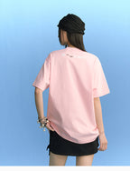 MEDM Cat Ear Hat Puppy Balloon Print Tee