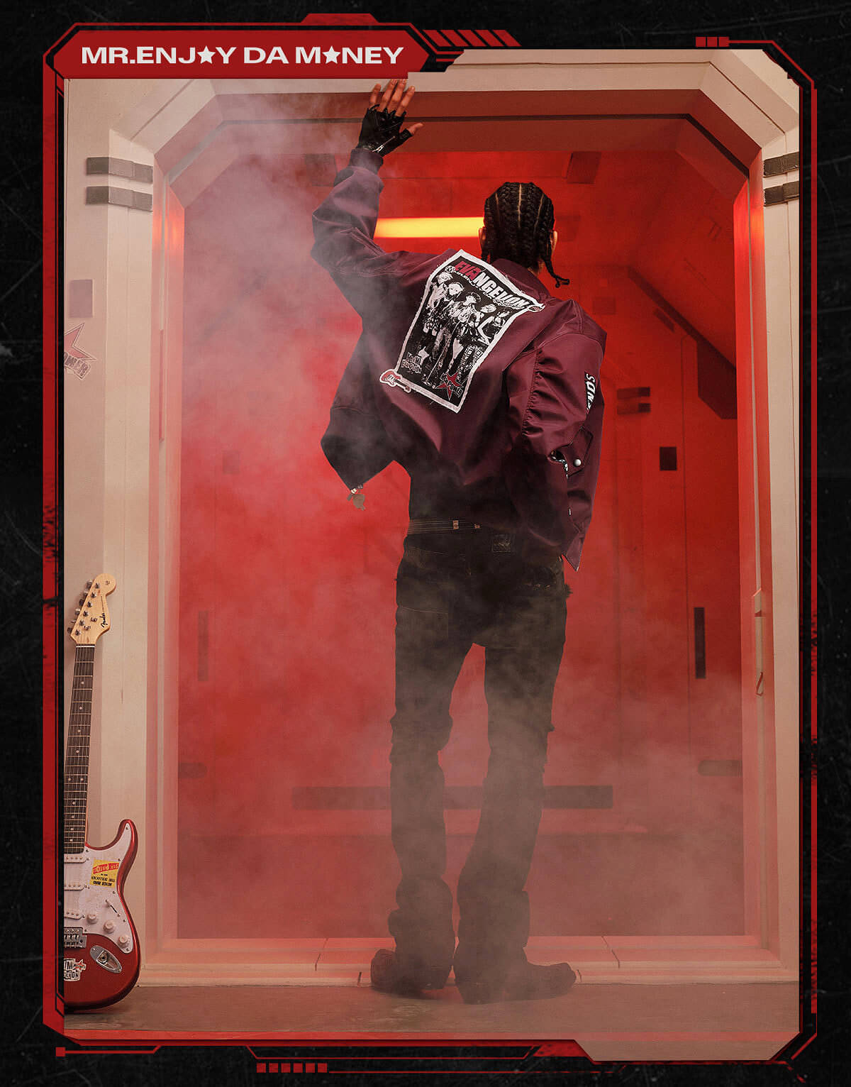 MEDM x EVA NEVER END Character Portraits MA-1 Bomber Jacket