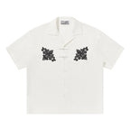 Harsh and Cruel Scout Flower Embroidery Textured Fabric Shirt