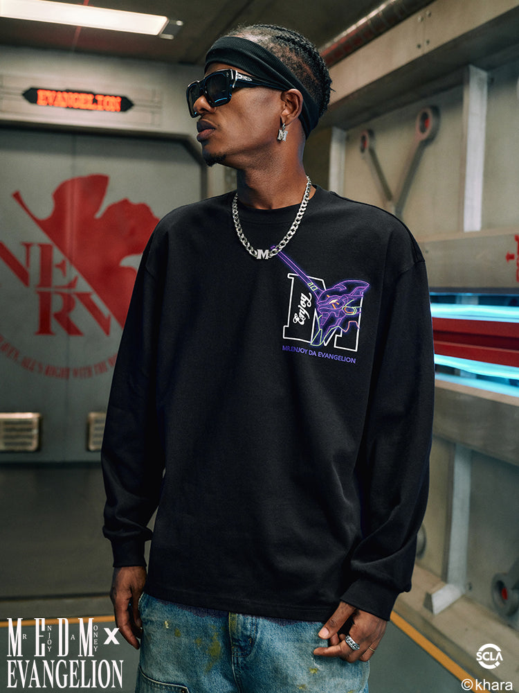 MEDM x EVA Basic Logo Long Sleeve Tee