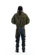 BLIND NO PLAN Reversible Camouflage MA-1 Bomber Jacket