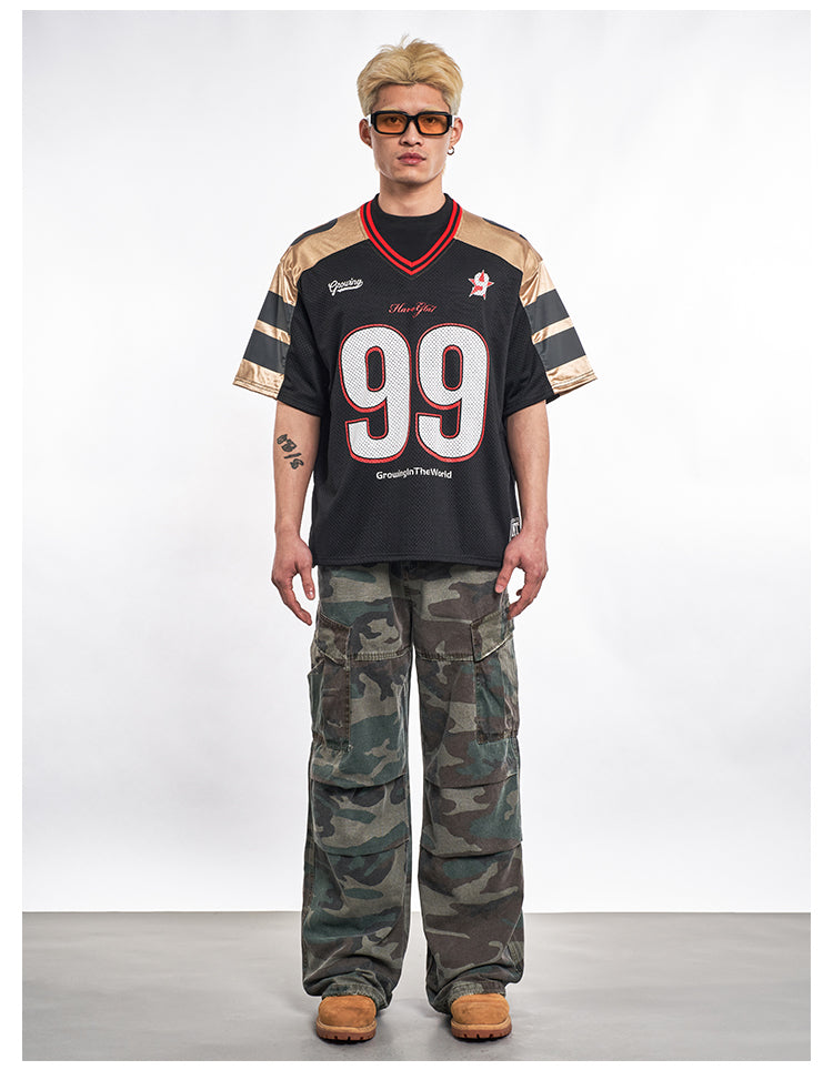 F3F Select Black and Gold 99 Mesh Hockey Jersey