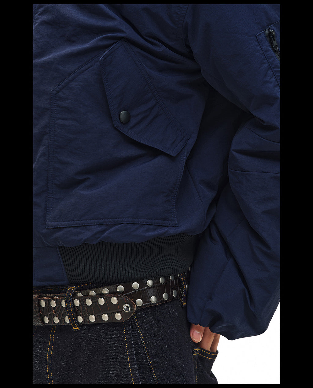 NOVACAM Fur Collar MA-1 Bomber Jacket