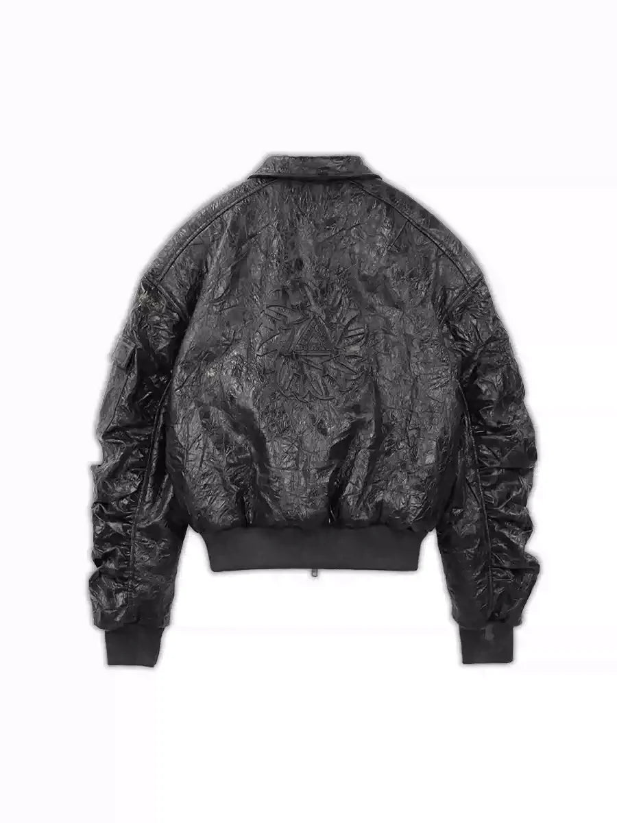 SOD Co. Wrinkled Custom Pleated MA-1 Bomber Jacket