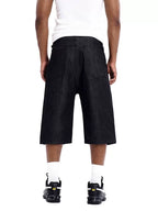 F3F Select Button Fly Baggy Denim Shorts