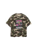 LIBERAFIT Vintage Poster and Skeleton Print Graphic Tee