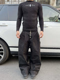 KARMANISTIC Button Fly Baggy Pants