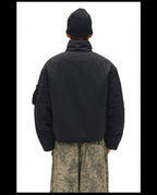 NOVACAM Windproof Puffer Short Jacket