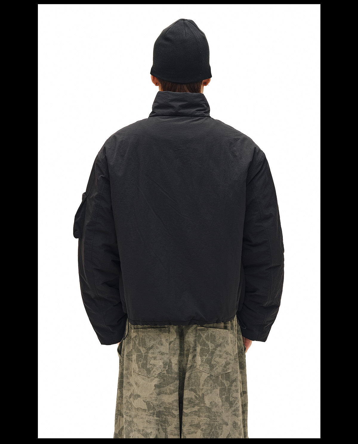 NOVACAM Windproof Puffer Short Jacket