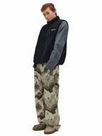 NOVACAM Camouflage Fleece Reversible Vest