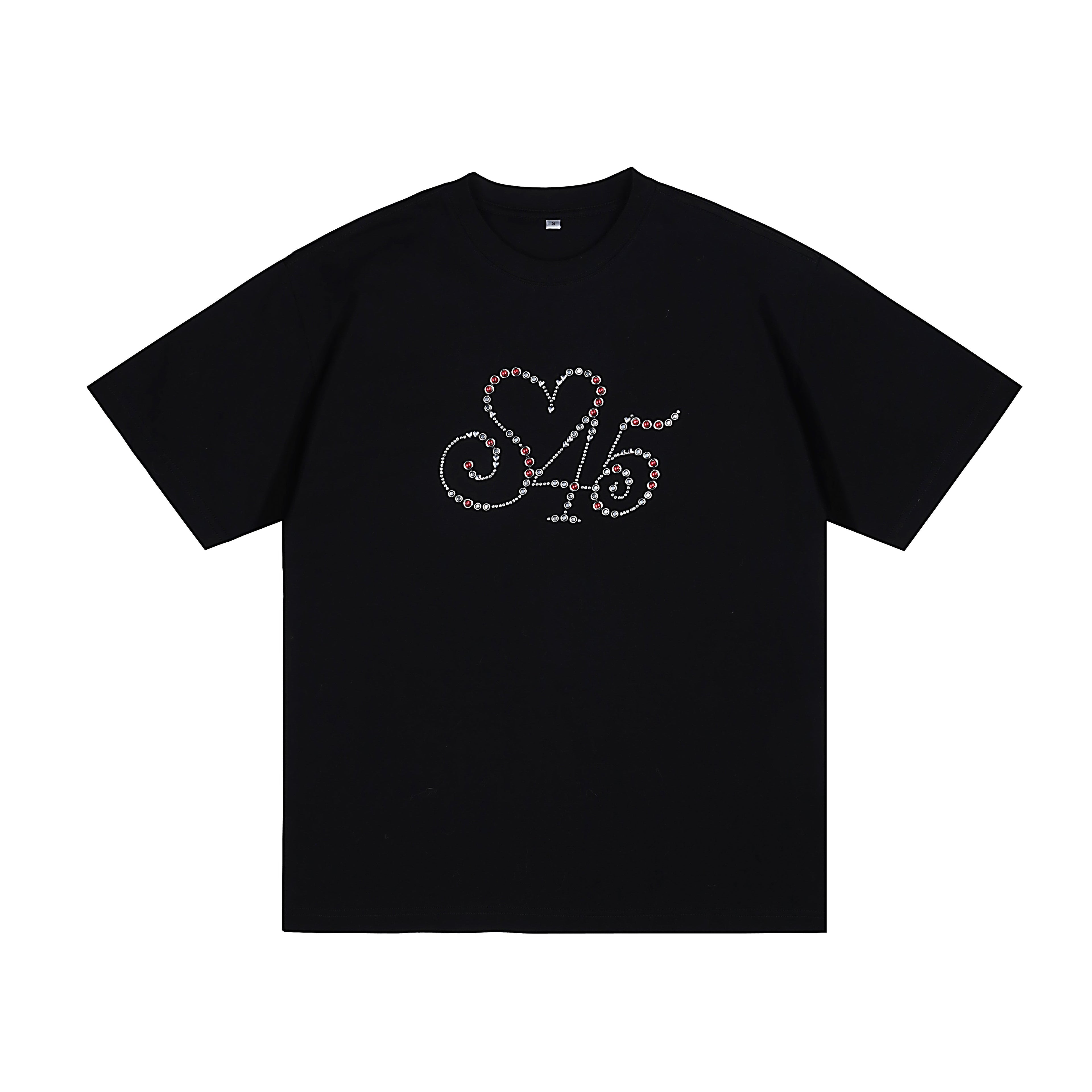 S45 Diamond Heart Stud Logo Tee