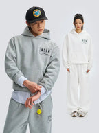 MEDM Embroidered Lettered Logo Hoodie & Sweatpants