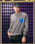 MEDM × JOJO Washed Distressed Character Print Long Sleeve Tee
