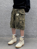 S45 Leopard Cargo Shorts