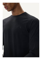 KARMANISTIC Quick Dry Stretch Fit Logo Embroidered Workout Long Sleeve Tee
