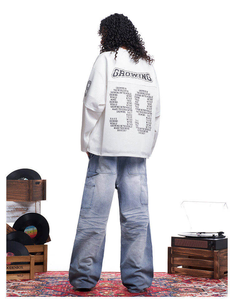 F3F Select 99 V Neck Mesh Long Sleeve Jersey