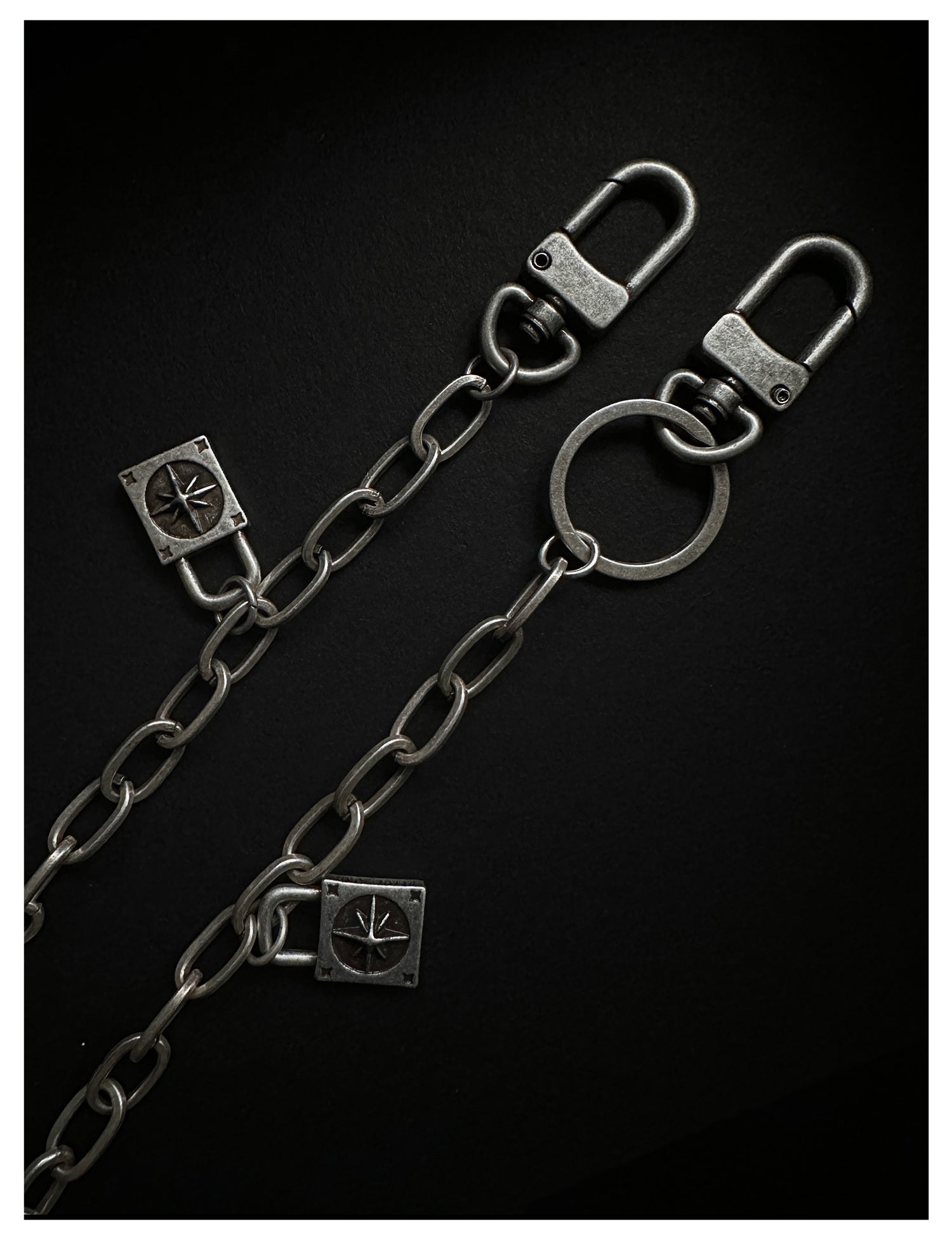 Remedy Key Lock Metal Wallet Chain
