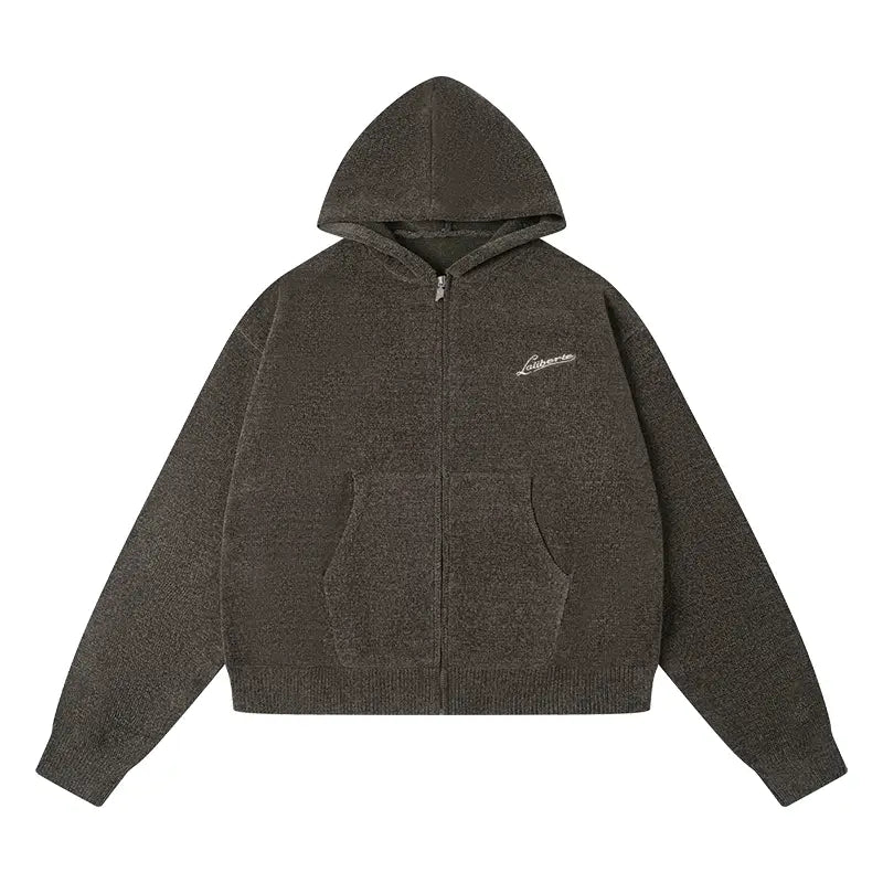 Labt Stretch Knit Zip Hoodie