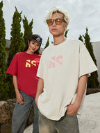 Achock Handwritten Slogan Print Tee
