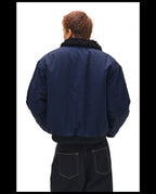 NOVACAM Fur Collar MA-1 Bomber Jacket