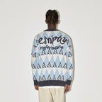 EMPTY REFERENCE Snow Mountain Stitching Cardigan