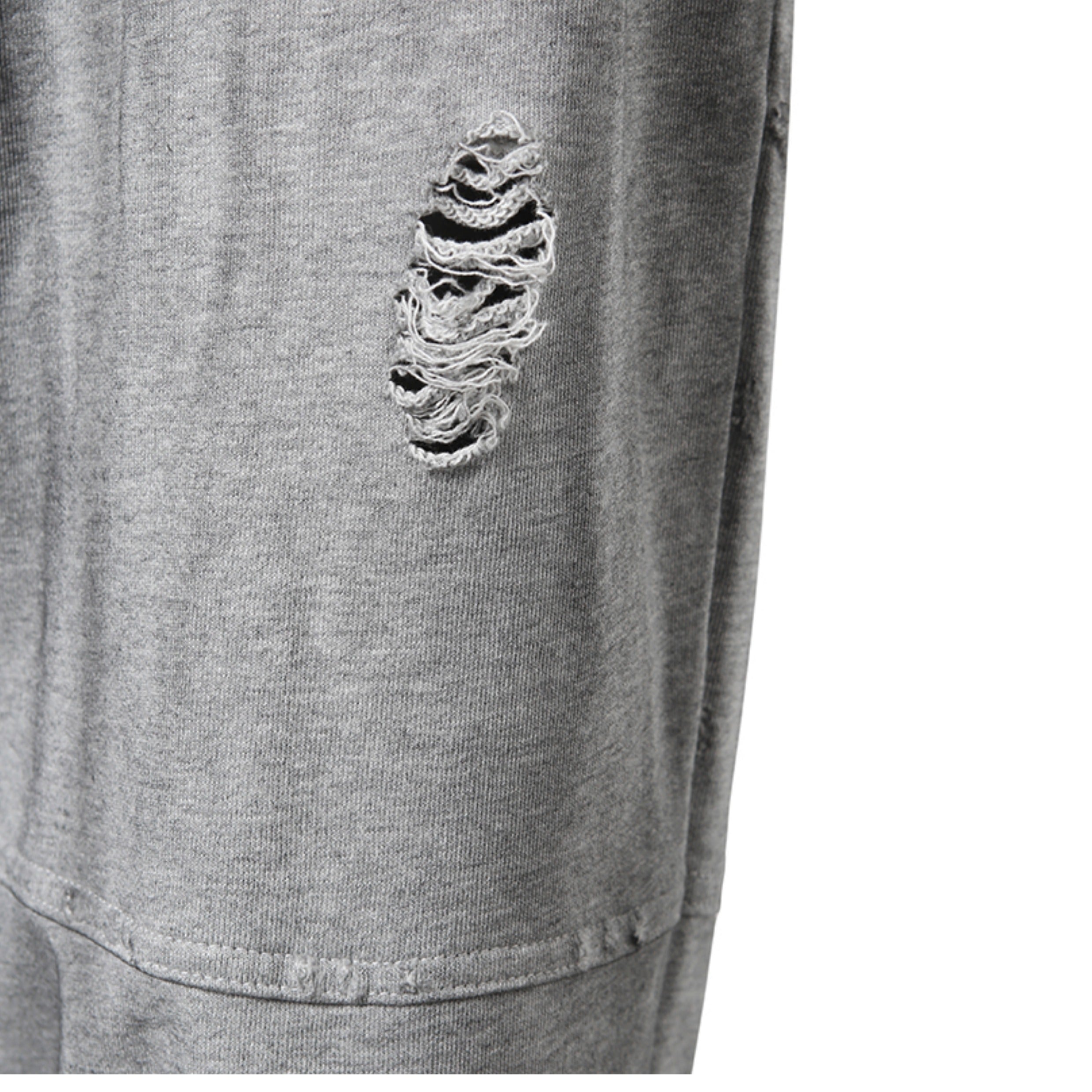 KARMANISTIC Distressed Flag Print Jogger Sweatpants