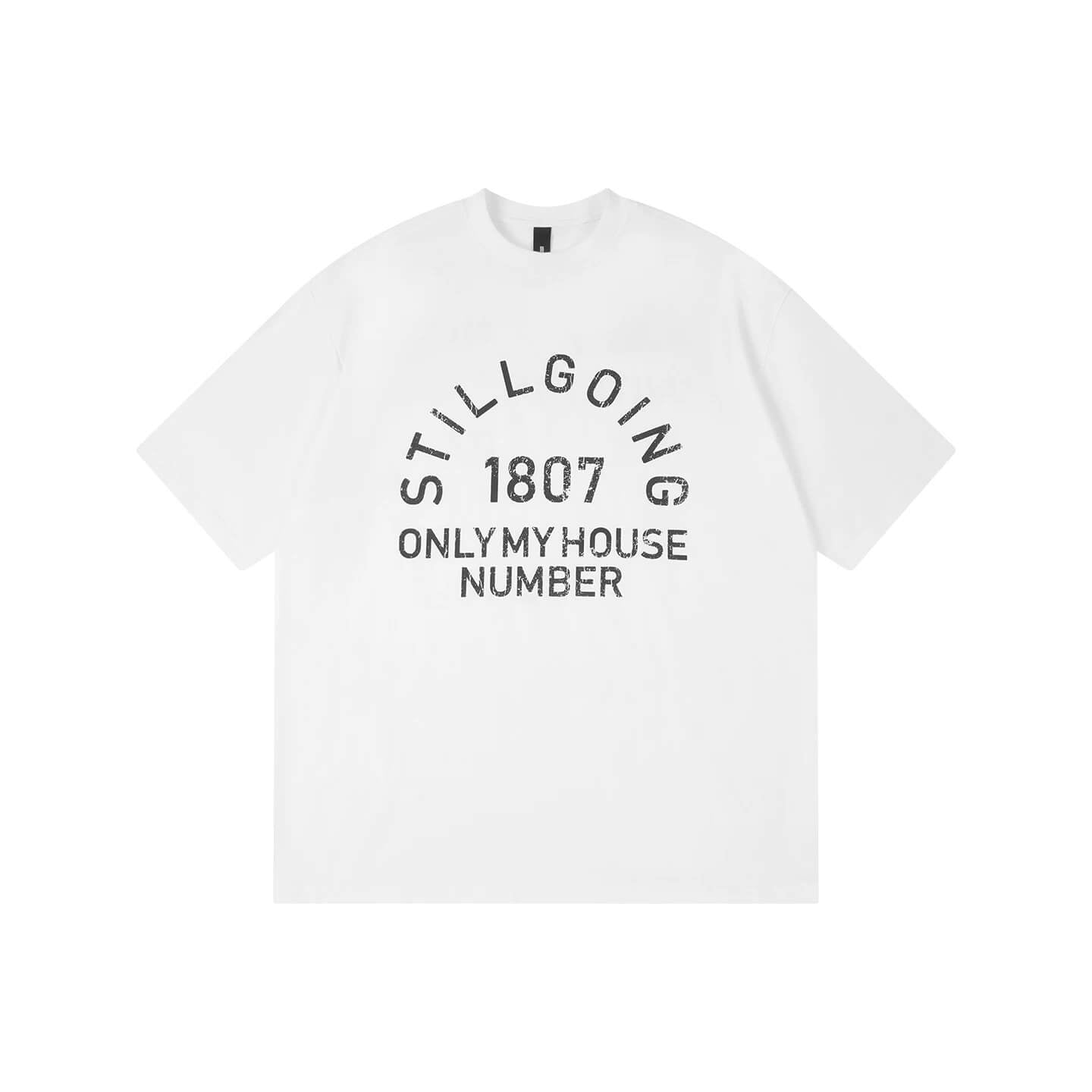 1807 Vintage Still Going Logo Print Short Sleeve Tee