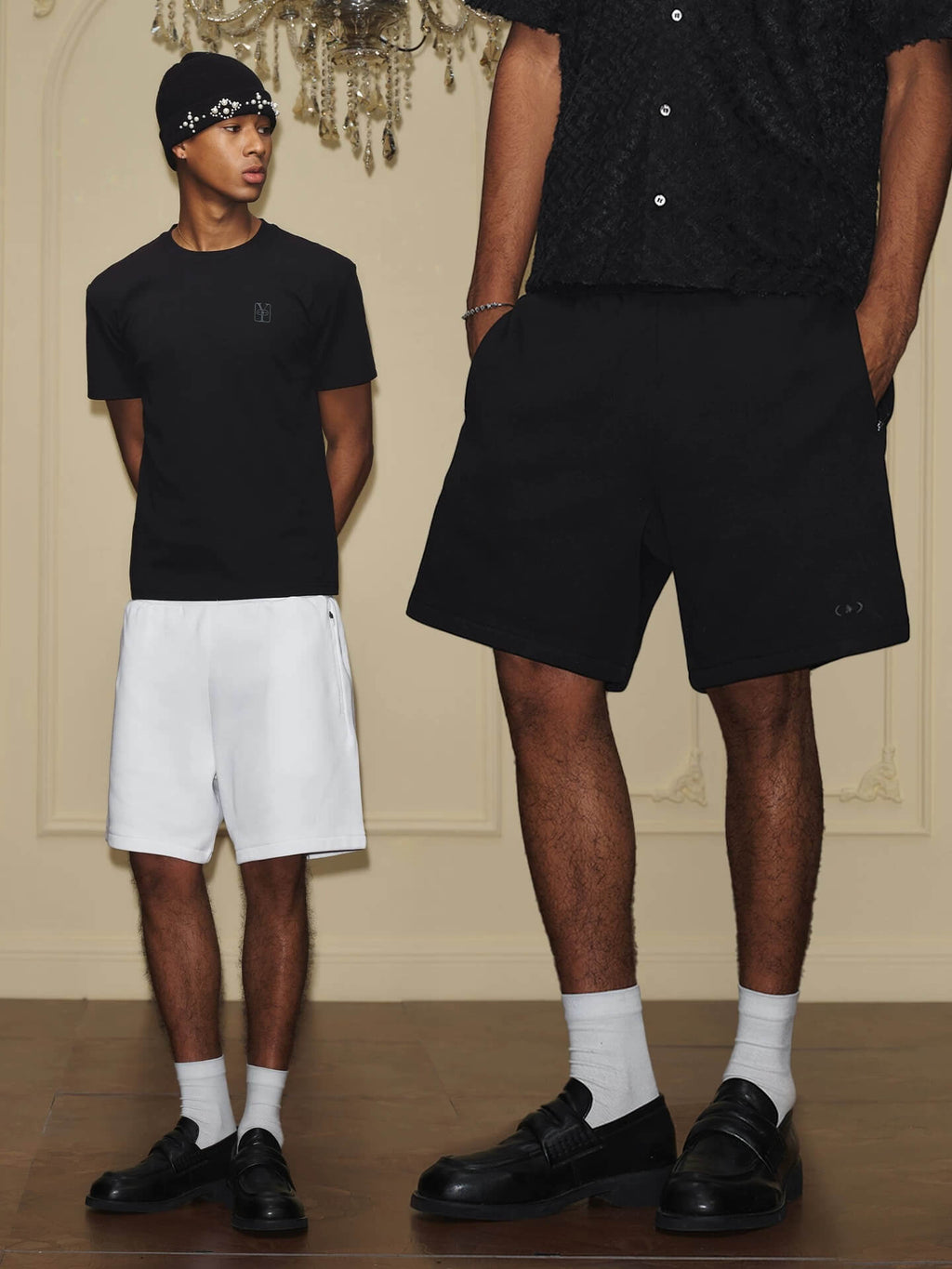 YADcrew Tech Fabric Sweat Shorts