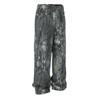F2CE Printed Ink Splash Gradient Washed Baggy Jeans