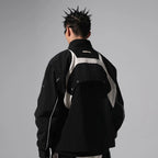 Labt Contrast Stitch Nylon Track Jacket