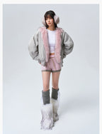 MEDM Fur-Lined Hooded Jacket