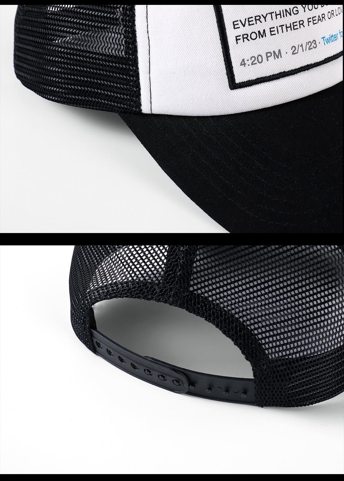 NOVACAM Message Patch Trucker Hat
