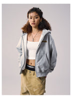 Remedy Terry Embroidery Zip Up Hoodie