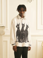 EMPTY REFERENCE Doberman Long Sleeve Shirt