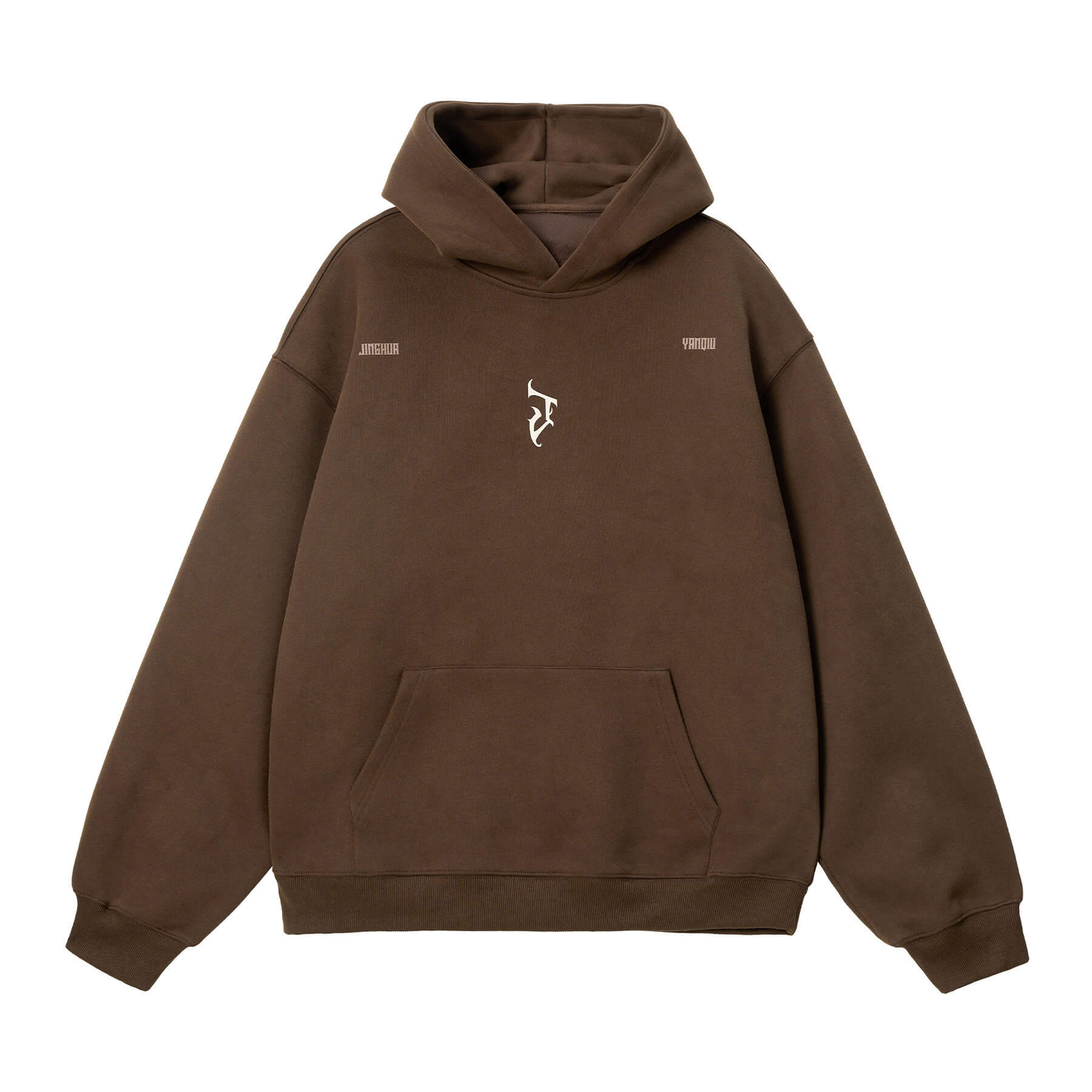 JHYQ Gothic Style J Letter Logo Hoodie