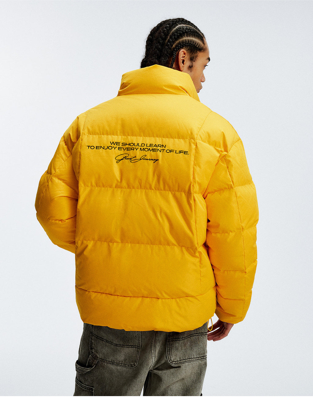 MEDM Honeycomb Pattern Down Jacket